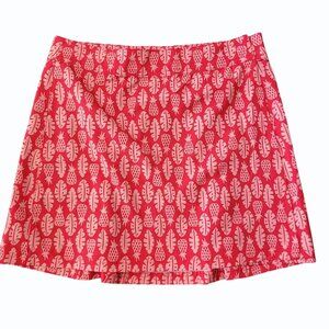 Rip Skirt Hawaii Womens L Wrap Skirt‎ Length 2 Cover Up Red Pink Pineapple